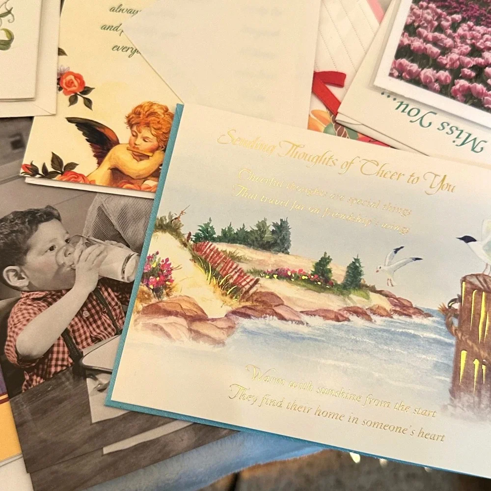 Vintage Greeting Card Lot 300+ Anne Geddes Bday Get Well Excellent Nature Art